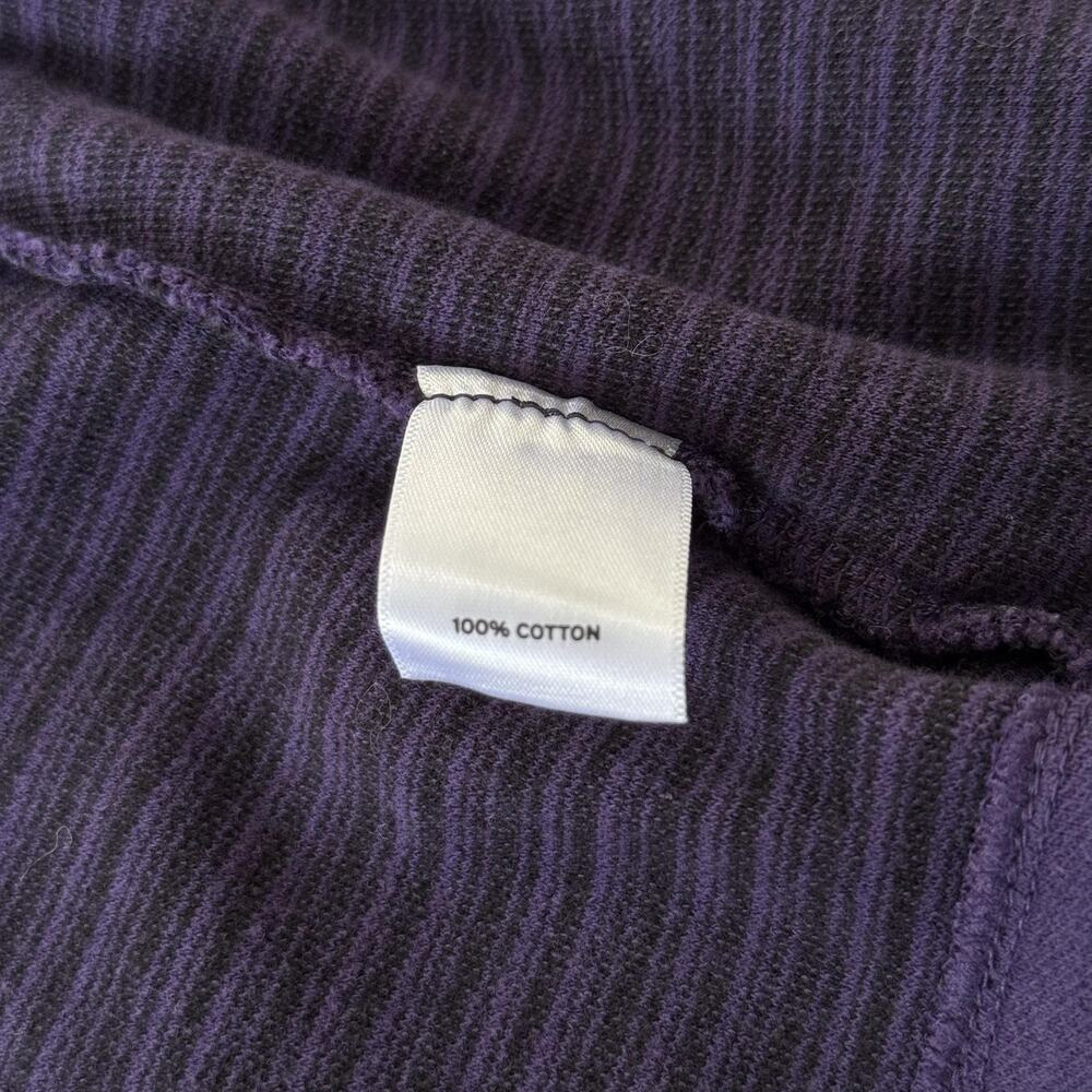 Caslon Knit Blazer Jacket Womens Medium Purple Cotton One Button Casual - Picture 9 of 10